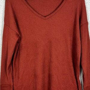 American Eagle Outfitters Orange Sweater